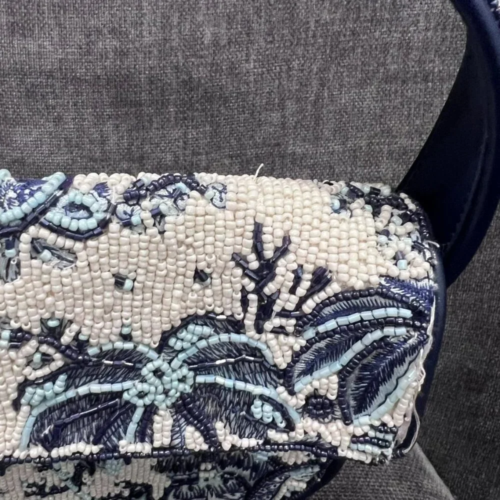 Staud Tommy Beaded Bag Toile de Pup - Picture 5 of 16